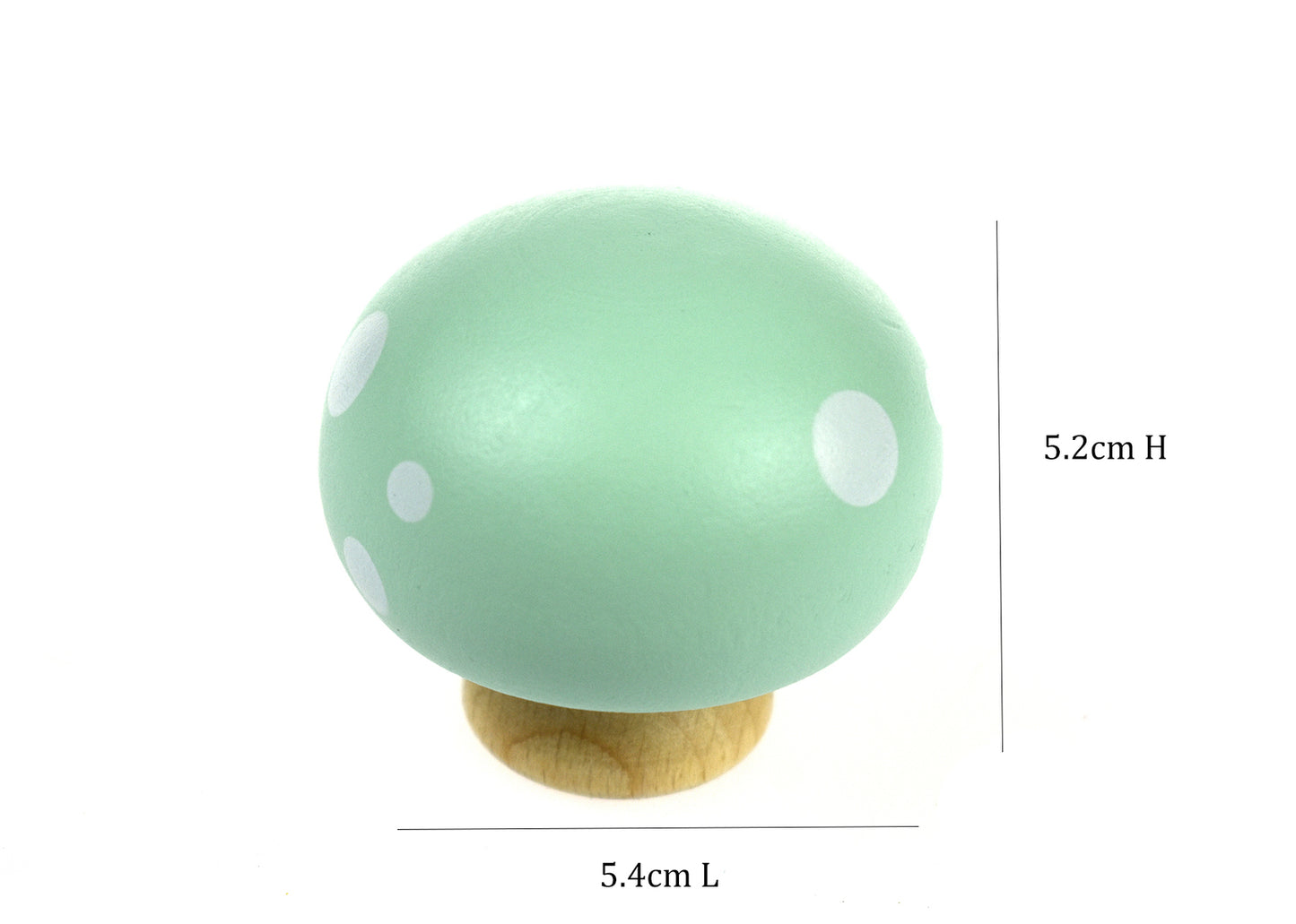 WOODEN BEEP BEEP SQUEAKY MUSHROOM