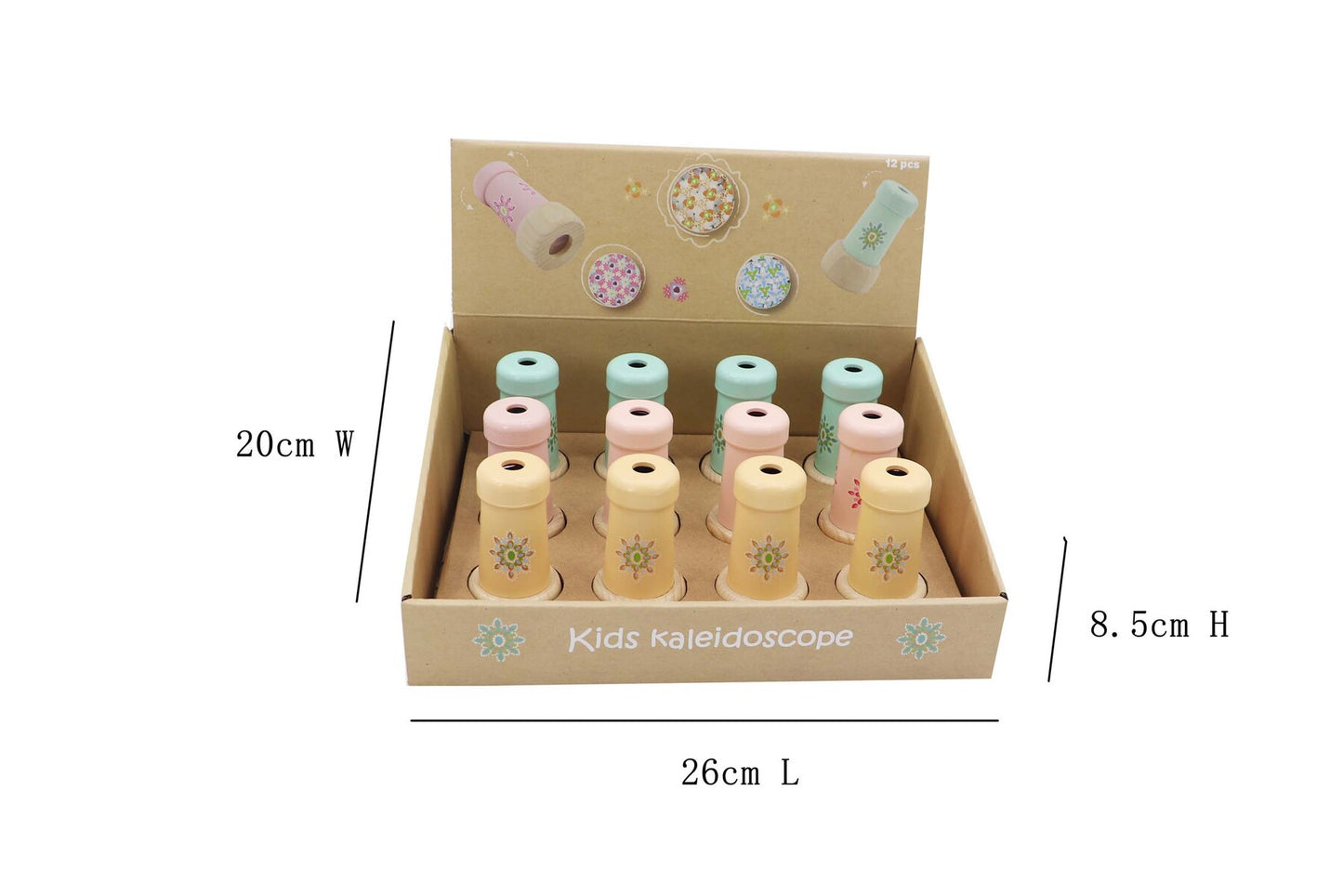 CALM & BREEZY WOODEN KALEIDOSCOPE