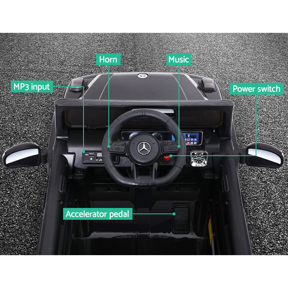 Mercedes Benz AMG G63 Electric Ride On Car - Black