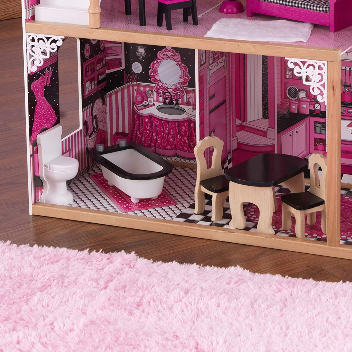 Dollhouse with Furniture 120 x 83 x 40 cm (Model 6)
