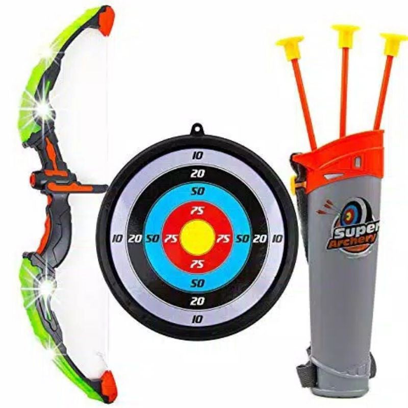 Kingsport Light-up Kids Archery Set Suction Arrows Target