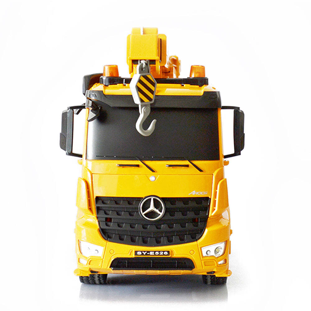 Mercedes Benz Crane Model Toy Truck - Yellow