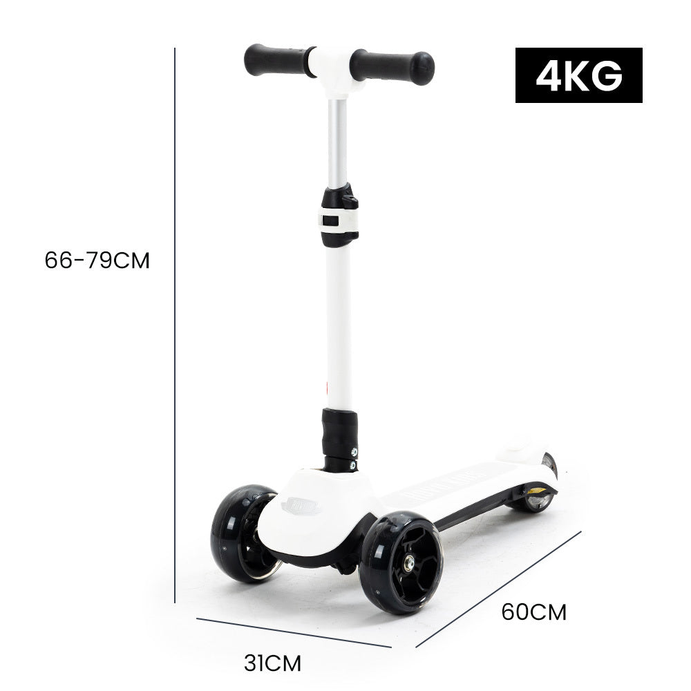 3-Wheel Electric Scooter - White