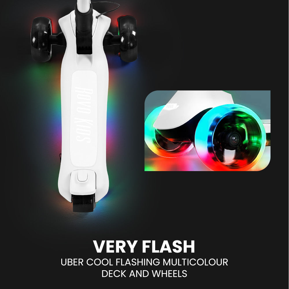 3-Wheel Electric Scooter - White