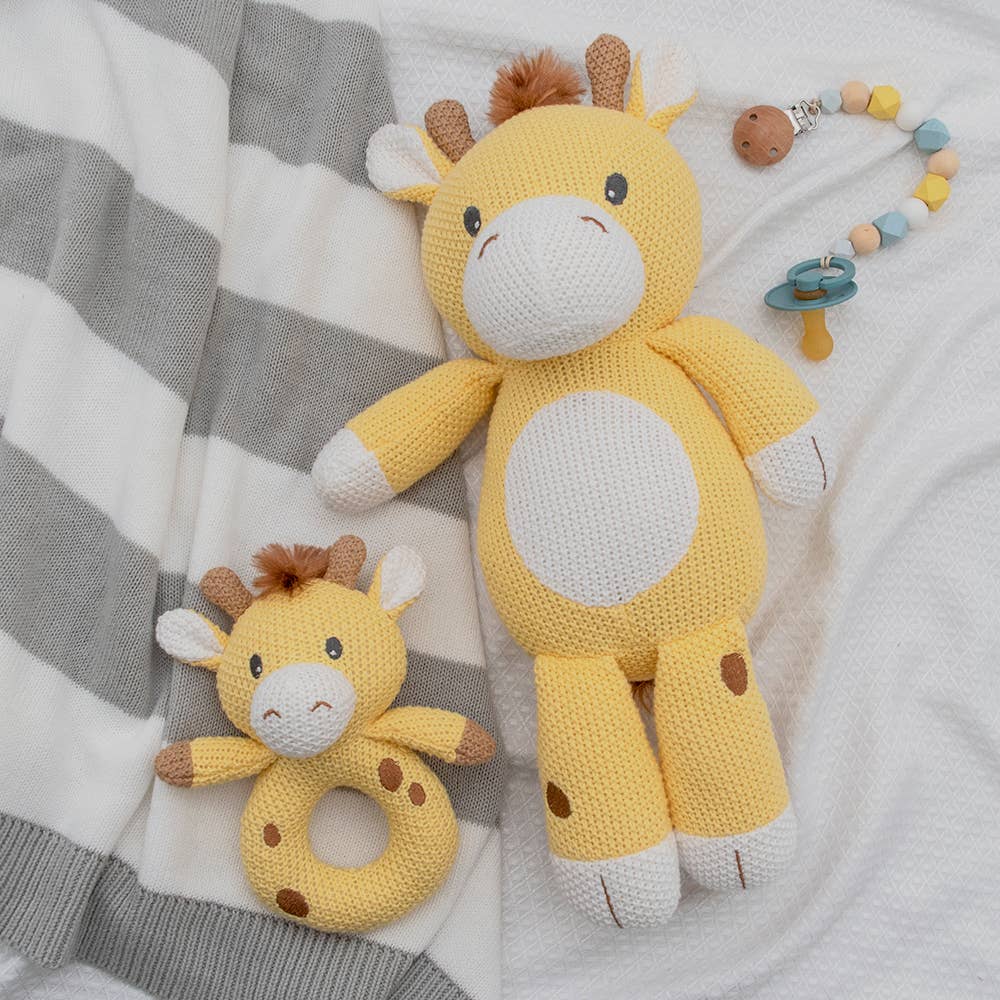 Noah the Giraffe - Knitted Toy