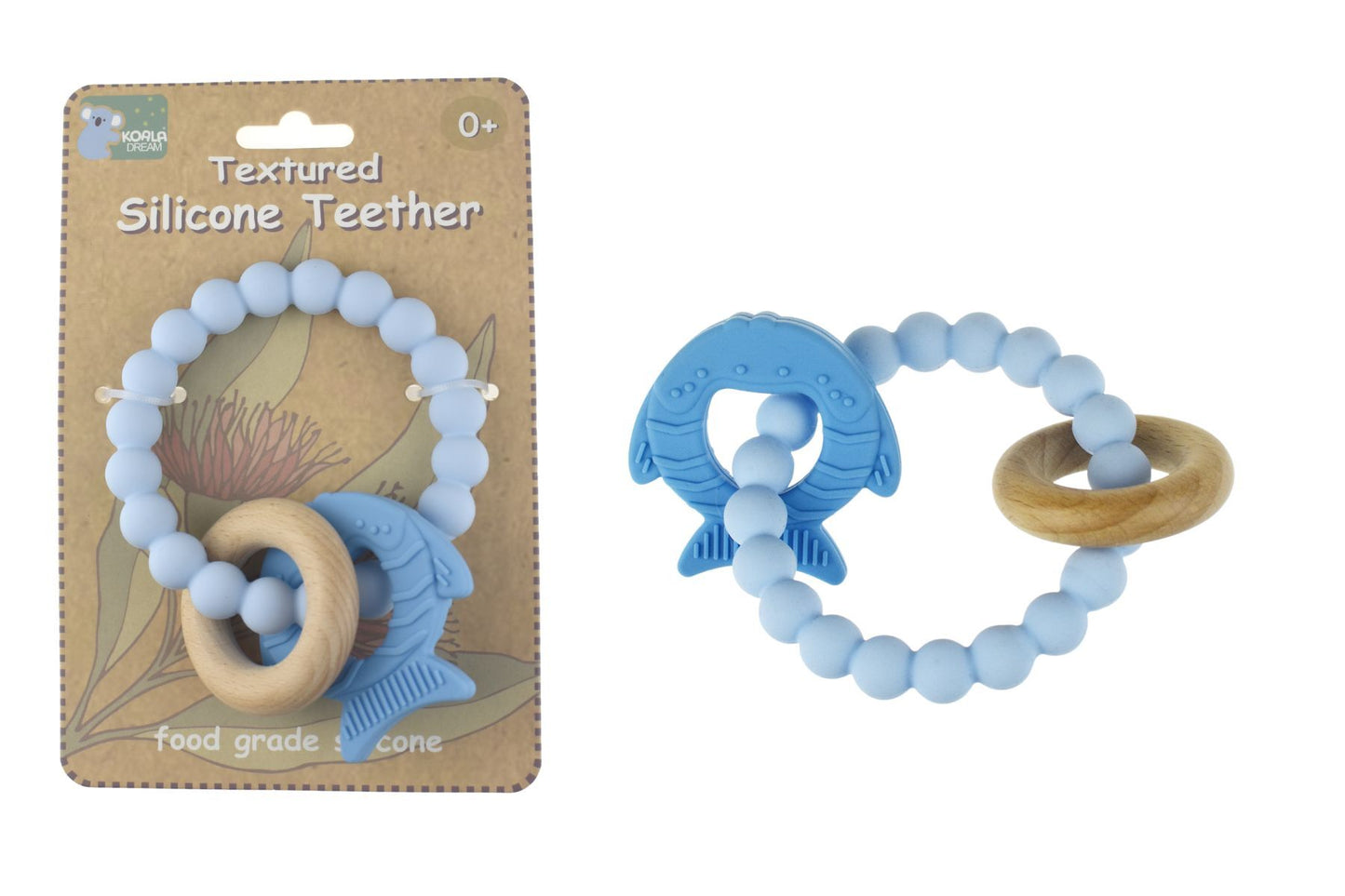 Silicone Baby Teething Bundle - Blue