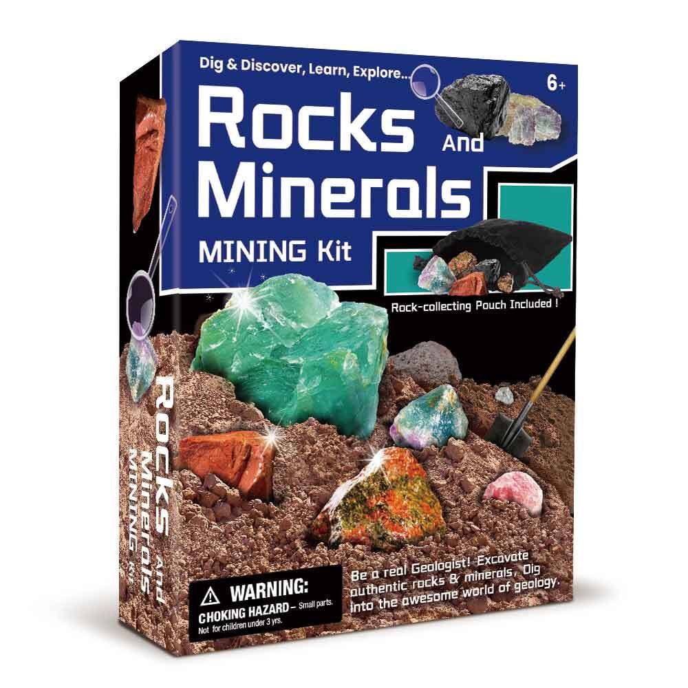 DIG & DISCOVER ROCKS AND MINERALS MINING KIT