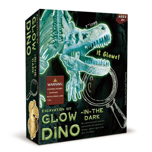 GLOW IN THE DARK TYRANNOSAURUS EXCAVATION KIT