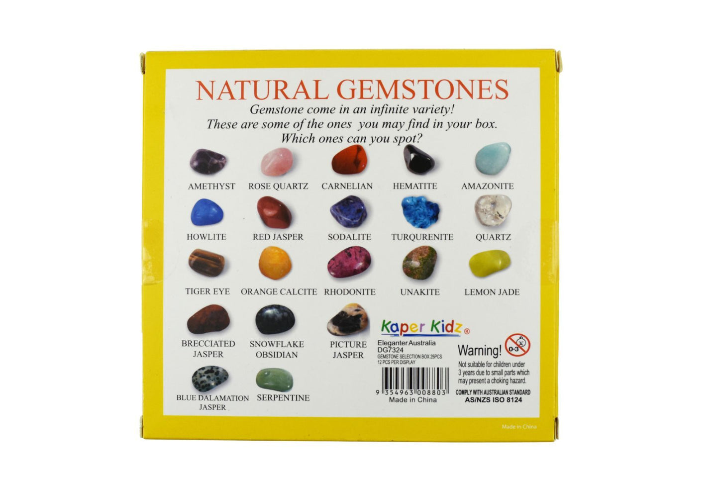 GEMSTONE SELECTION BOX 25PCS