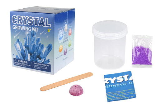 CRYSTAL GROWING KIT 6 COLOUR ASSORTED