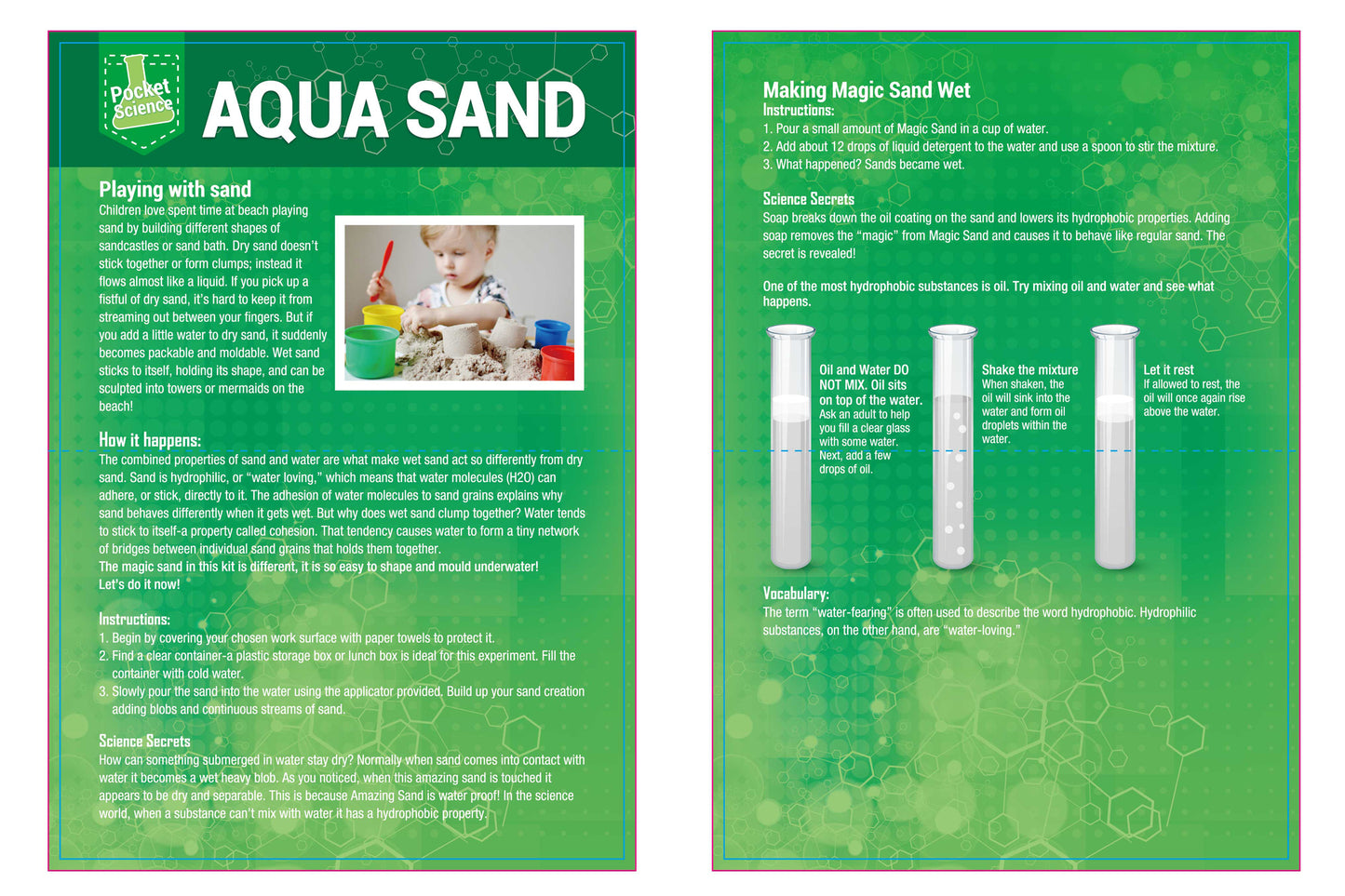 POCKET SCIENCE AQUA SAND