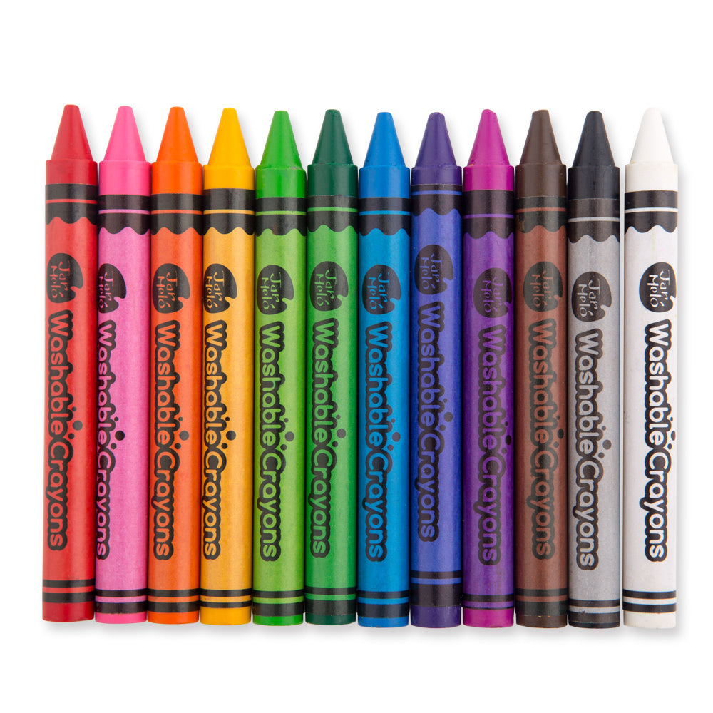 WASHABLE CRAYONS BULK SET 12pcs -8pk