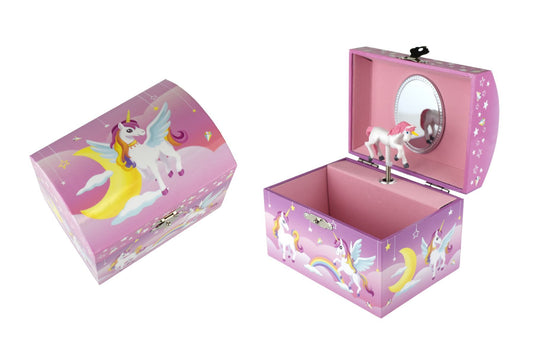 STARLIGHT UNICORN DOME MUSIC BOX