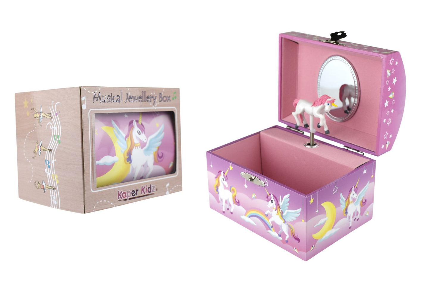 STARLIGHT UNICORN DOME MUSIC BOX