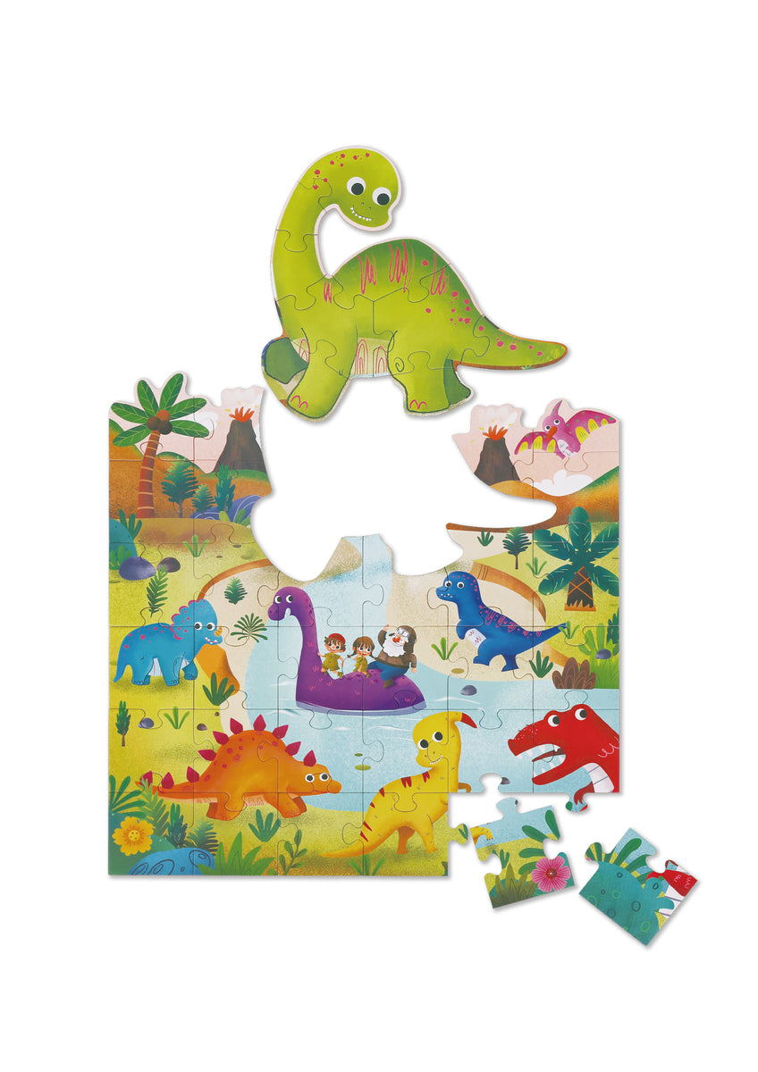 DINOSAUR JIGSAW FLOOR PUZZLE 40PCS