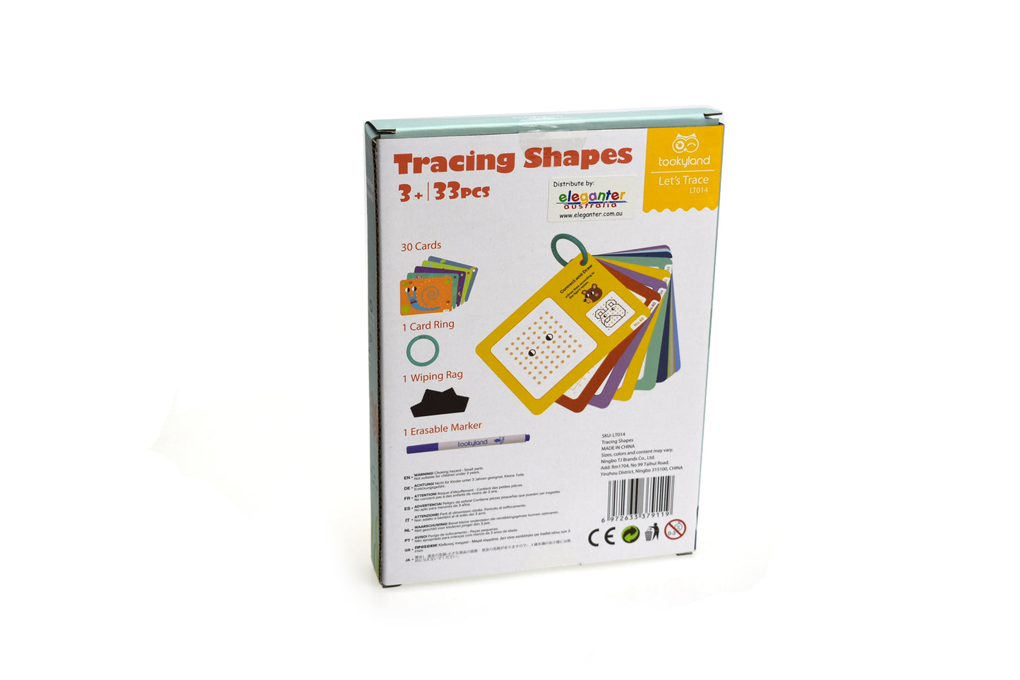 LETS TRACE- TRACING SHAPES FLASH CARDS