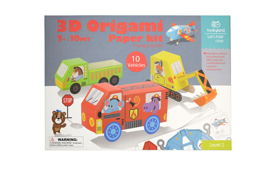 3D PAPER MODEL VEHICLES CRAFT KIT