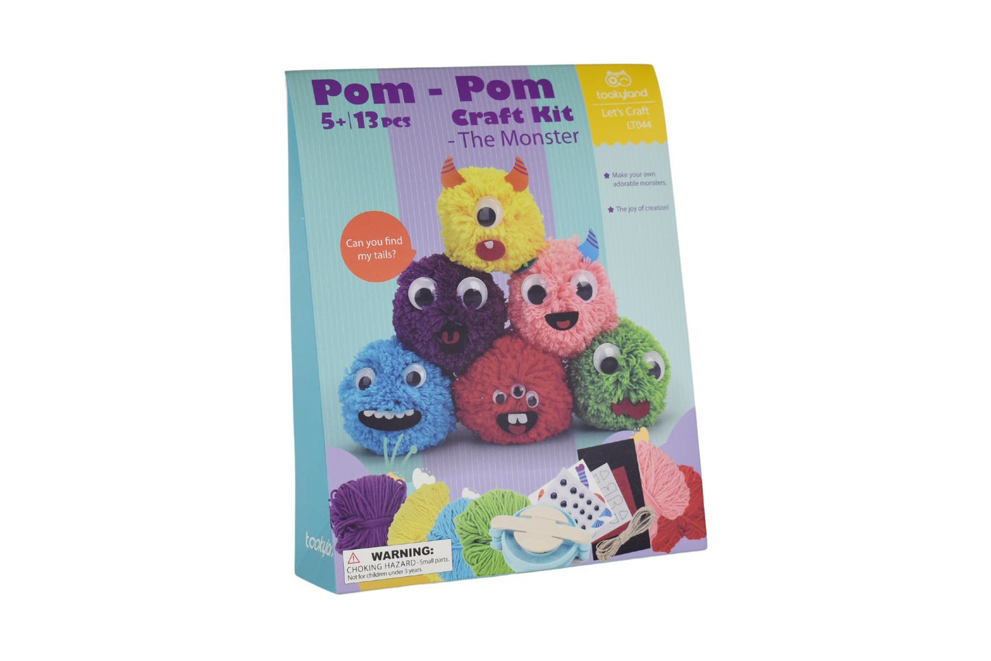 POM-POM  MONSTER CRAFT KIT