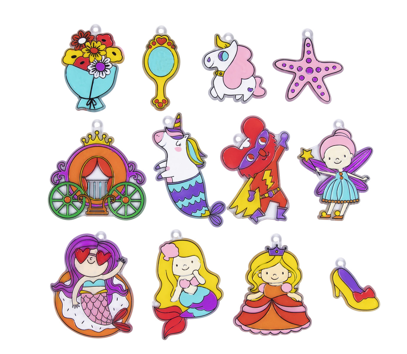 WINDOW ART KIT - PRINCESS WORLD CRAFT KIT