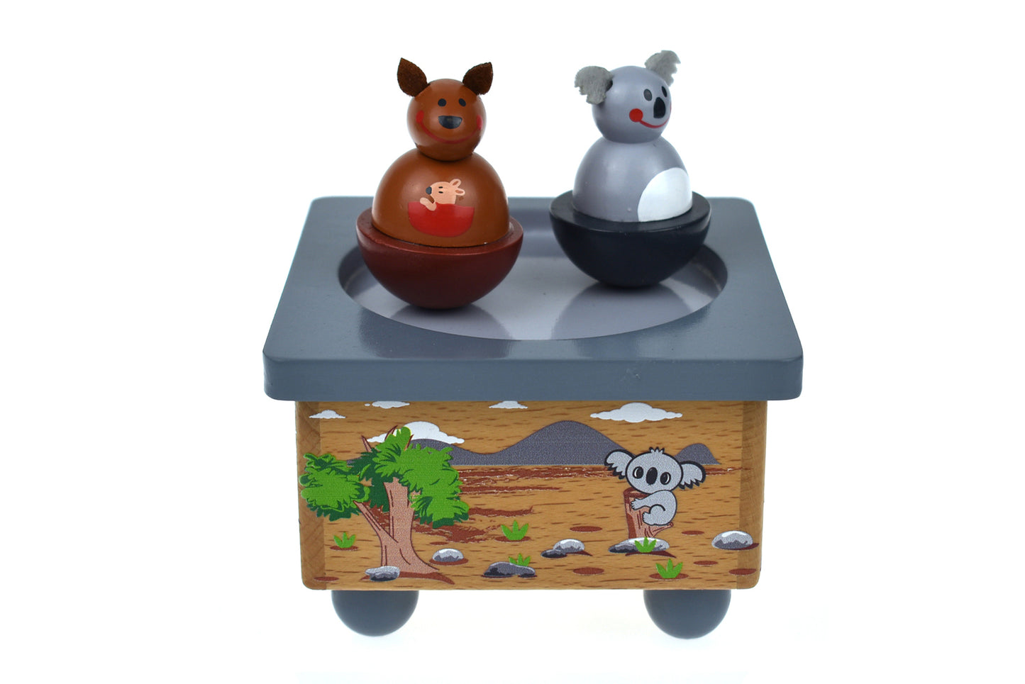 DANCING MAGNETIC MUSIC BOX KOALA & KANGAROO