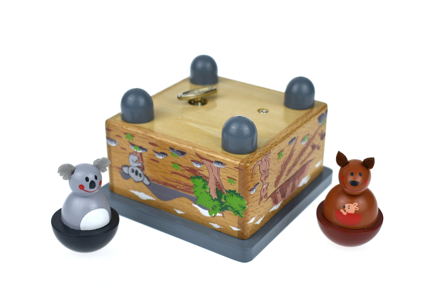 DANCING MAGNETIC MUSIC BOX KOALA & KANGAROO