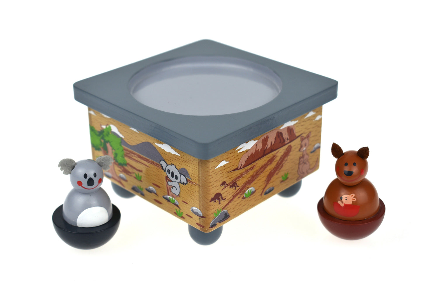 DANCING MAGNETIC MUSIC BOX KOALA & KANGAROO