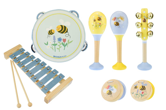 BUZZY DAYS BEE 7PCS MUSICAL SET