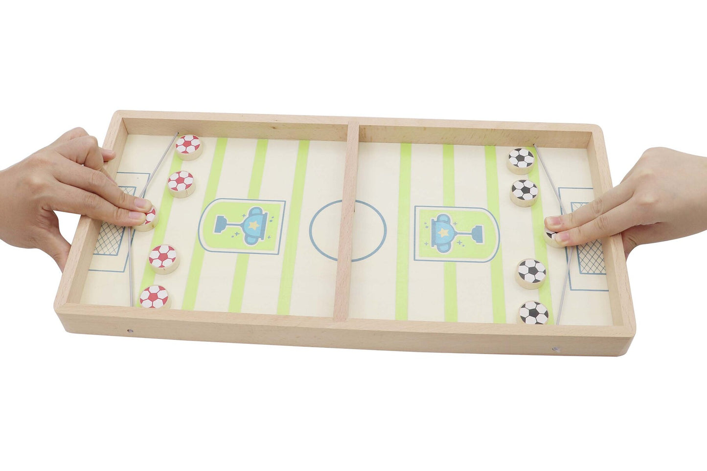 WOODEN SLING SOCCER GAME