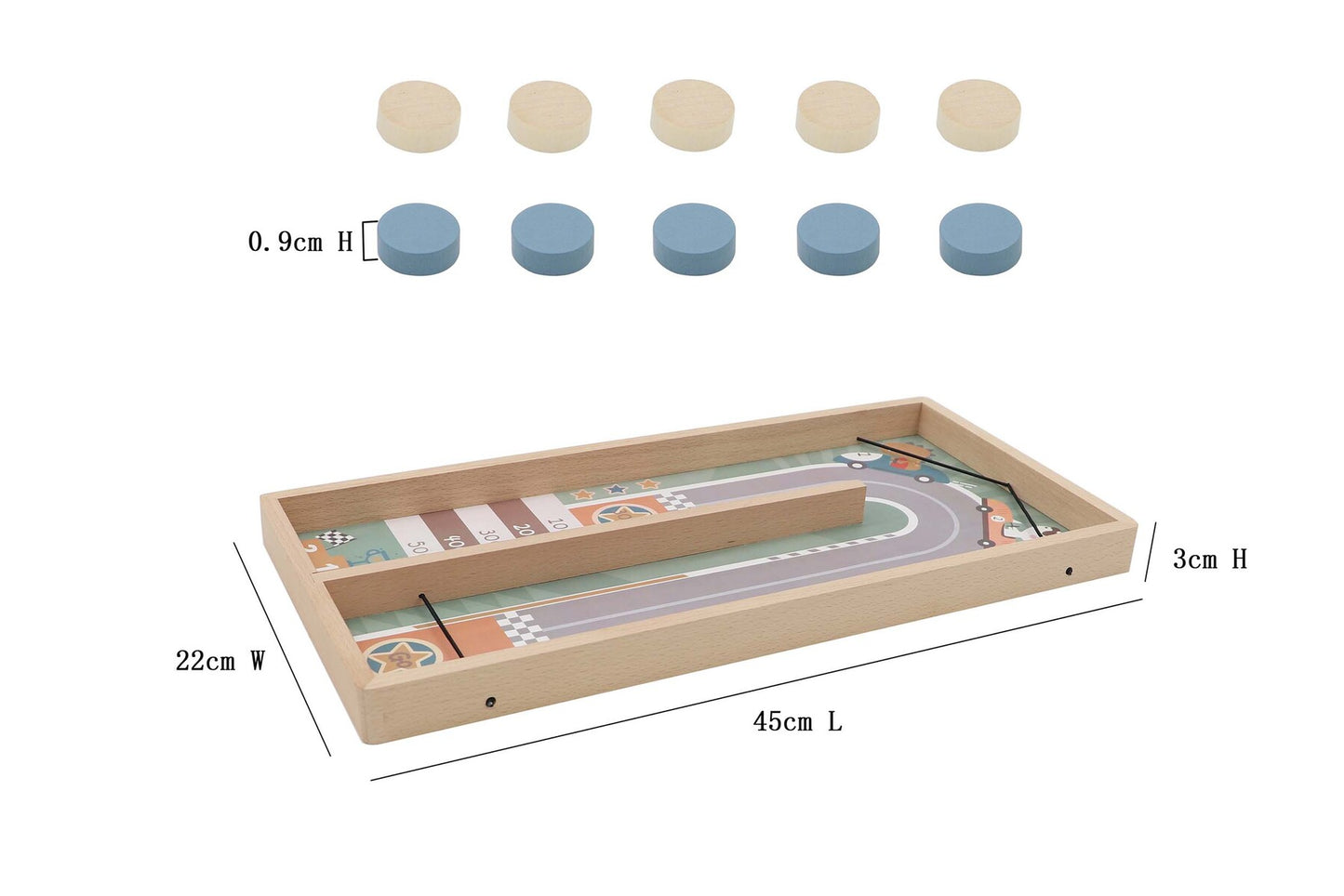 WOODEN SLING PINBALL GAME