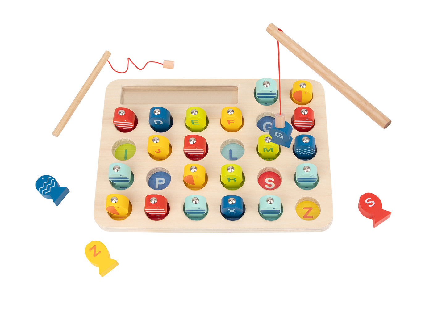 MAGNETIC FISHING GAME WITH ALPHABET