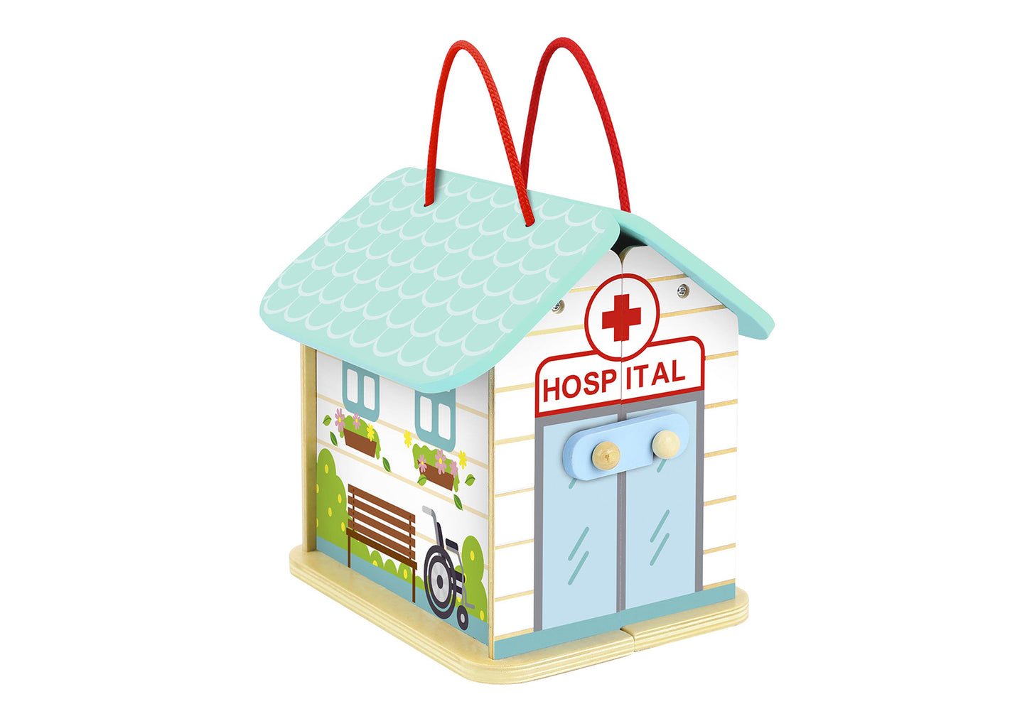 HOSPITAL PLAYSET WITH CARRY BOX