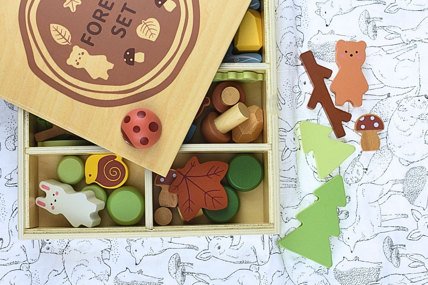 MY FOREST FRIENDS WOODEN FOREST SET