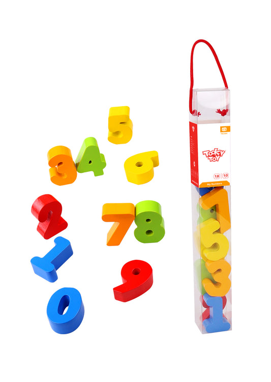 MY NUMBERS WOODEN COUNTING BLOCKS