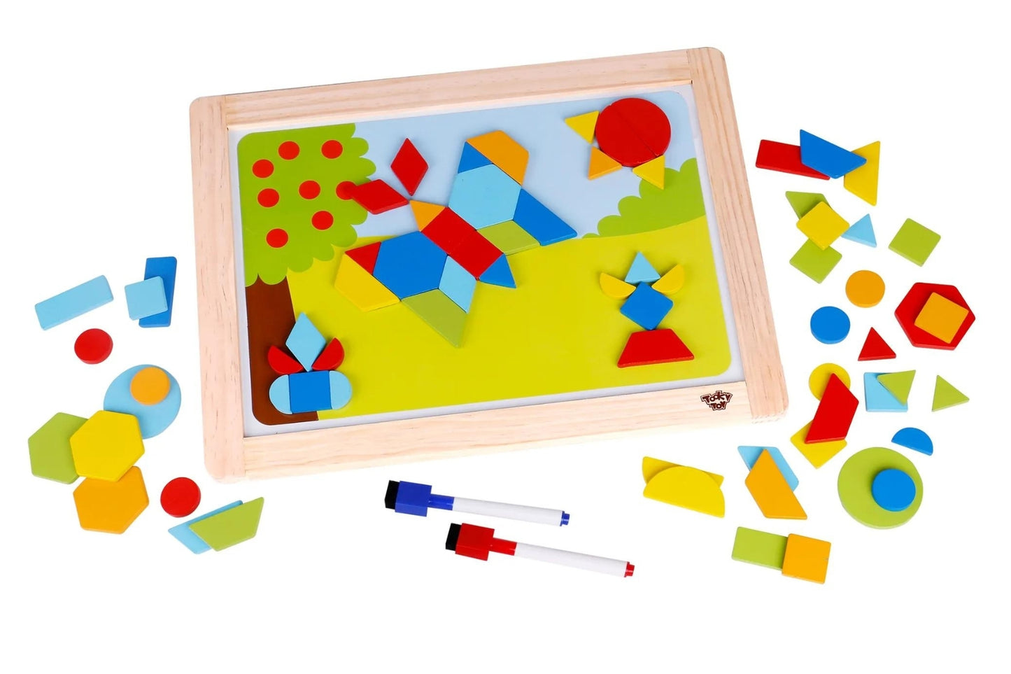 MAGNETIC PUZZLE - GEOMETRICAL SHAPES