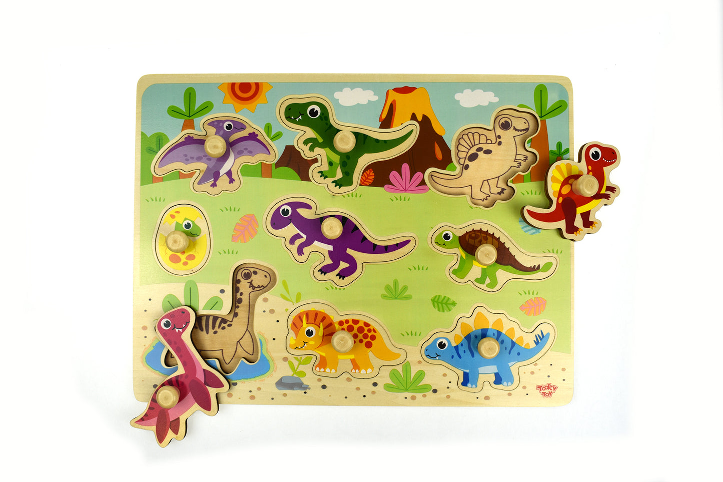 DINOSAUR PEG PUZZLE