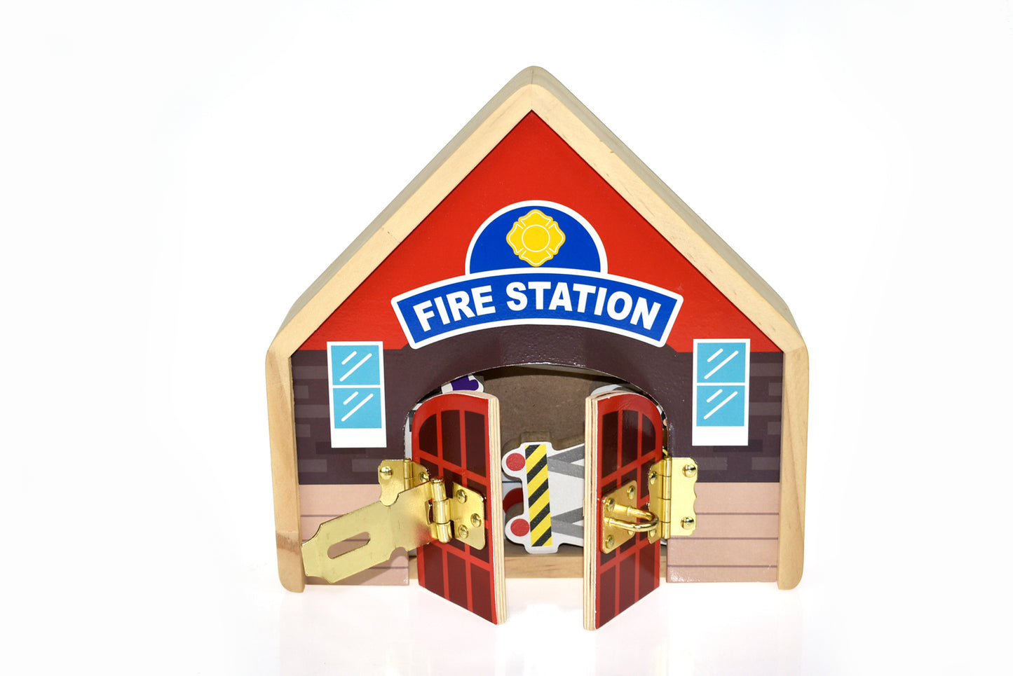 METAL LATCH PLAYSET-FIRESTATION