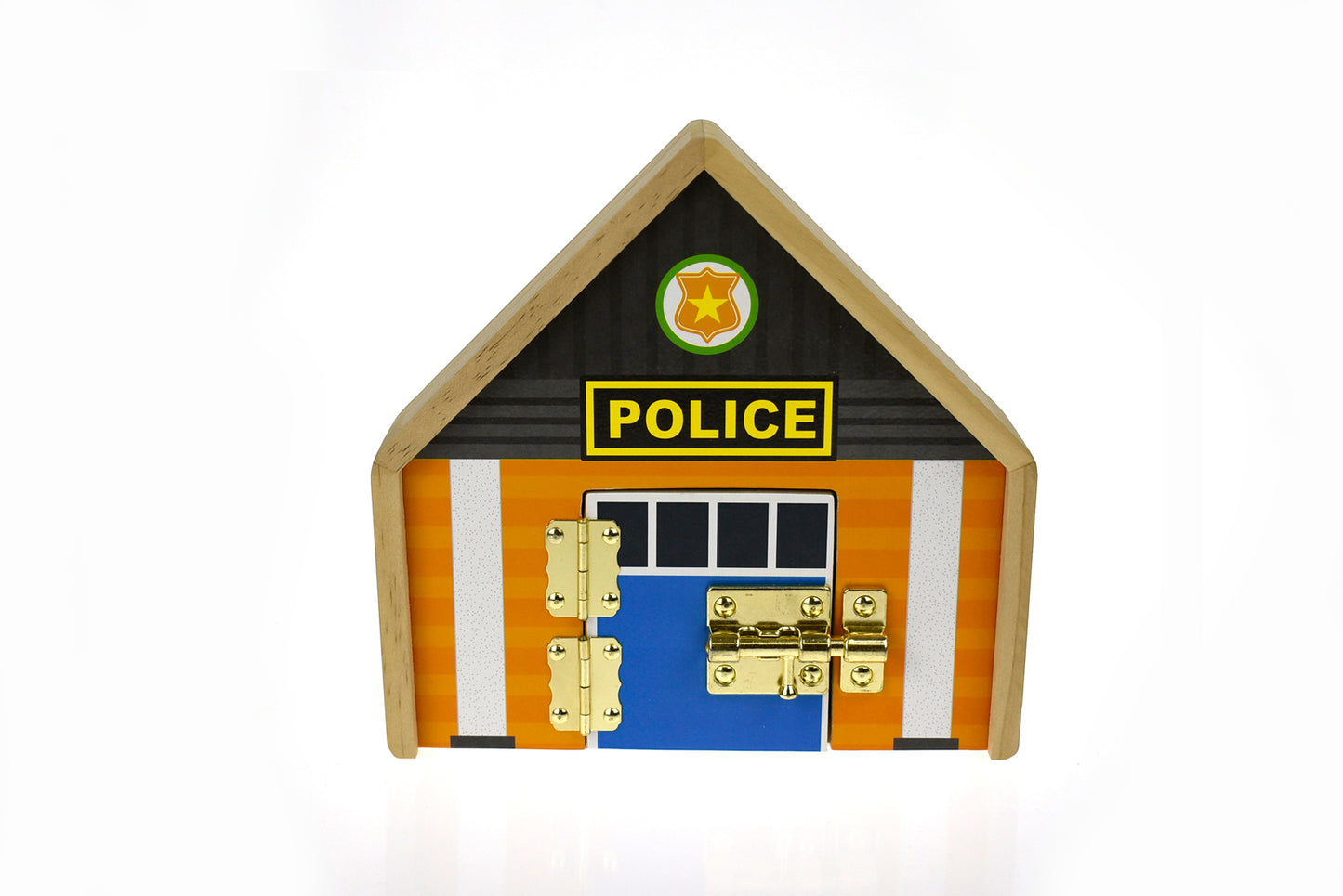 METAL LATCH PLAYSET - POLICE