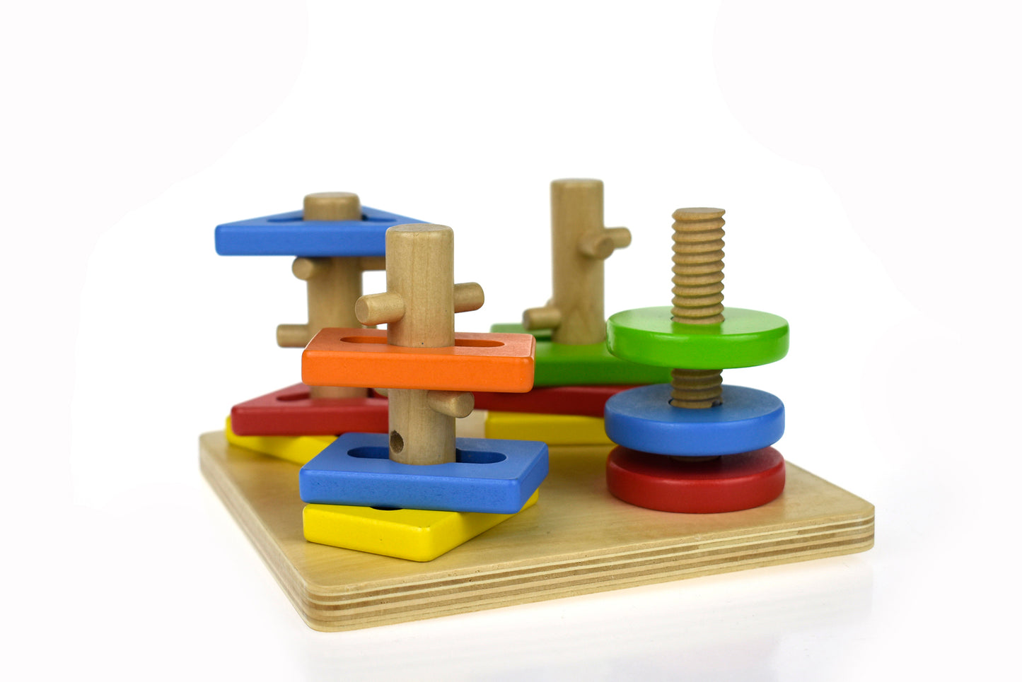 WOODEN ROTATING SHAPE SORTER