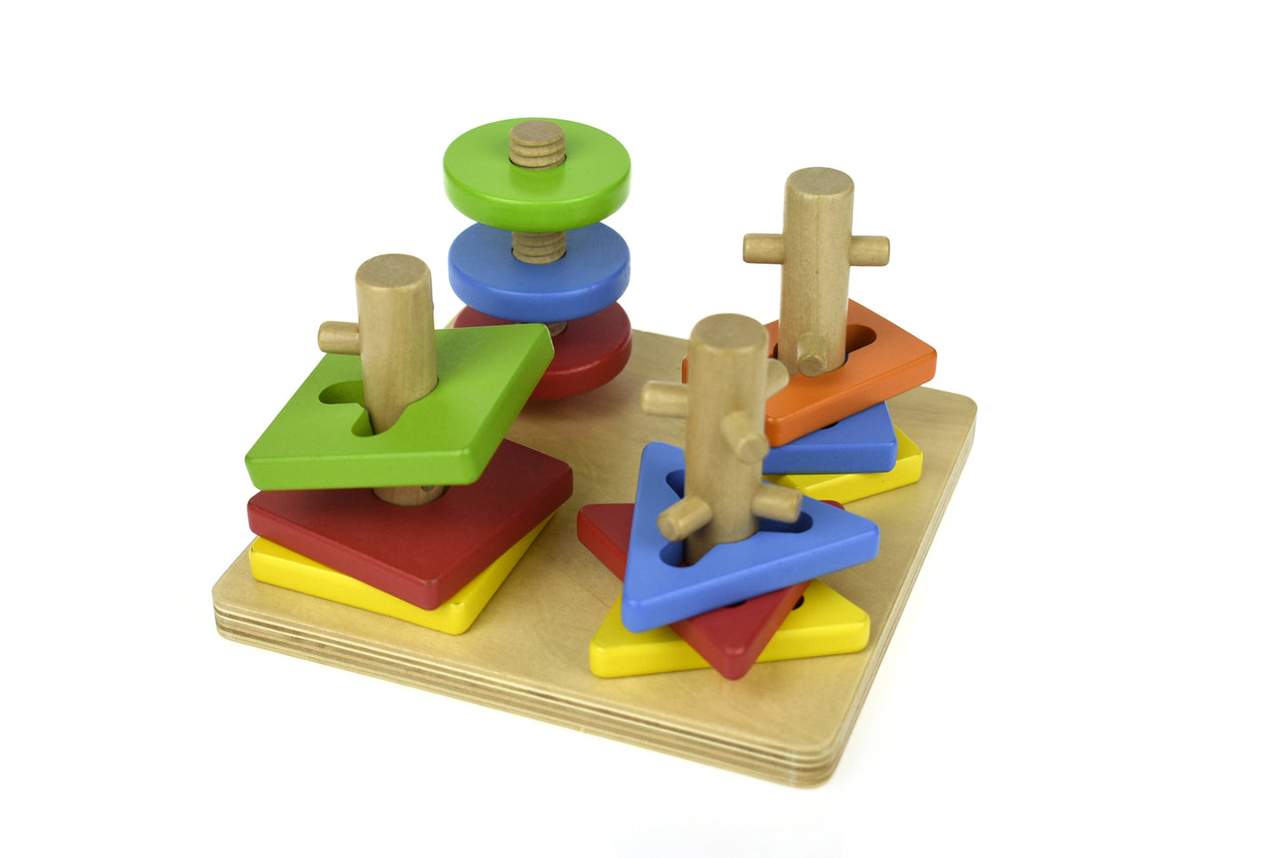 WOODEN ROTATING SHAPE SORTER