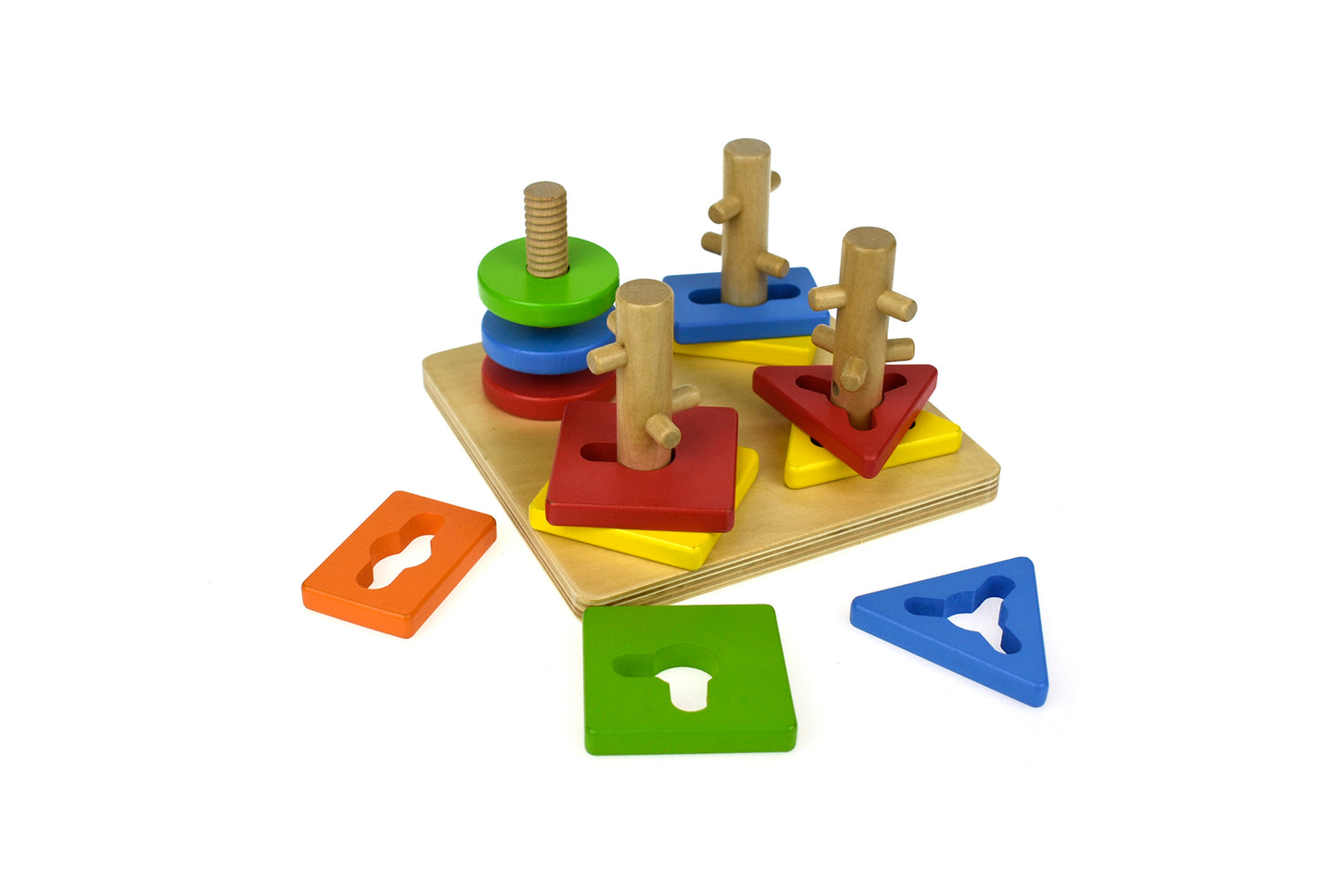 WOODEN ROTATING SHAPE SORTER