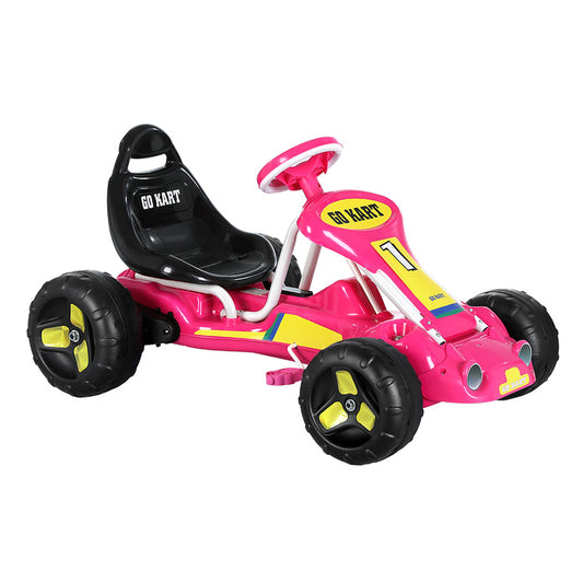 Rigo Kids Pedal Go Kart - Pink