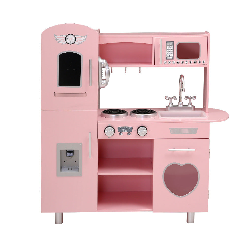 Keezi Kids Wooden Kitchen Set - Pink