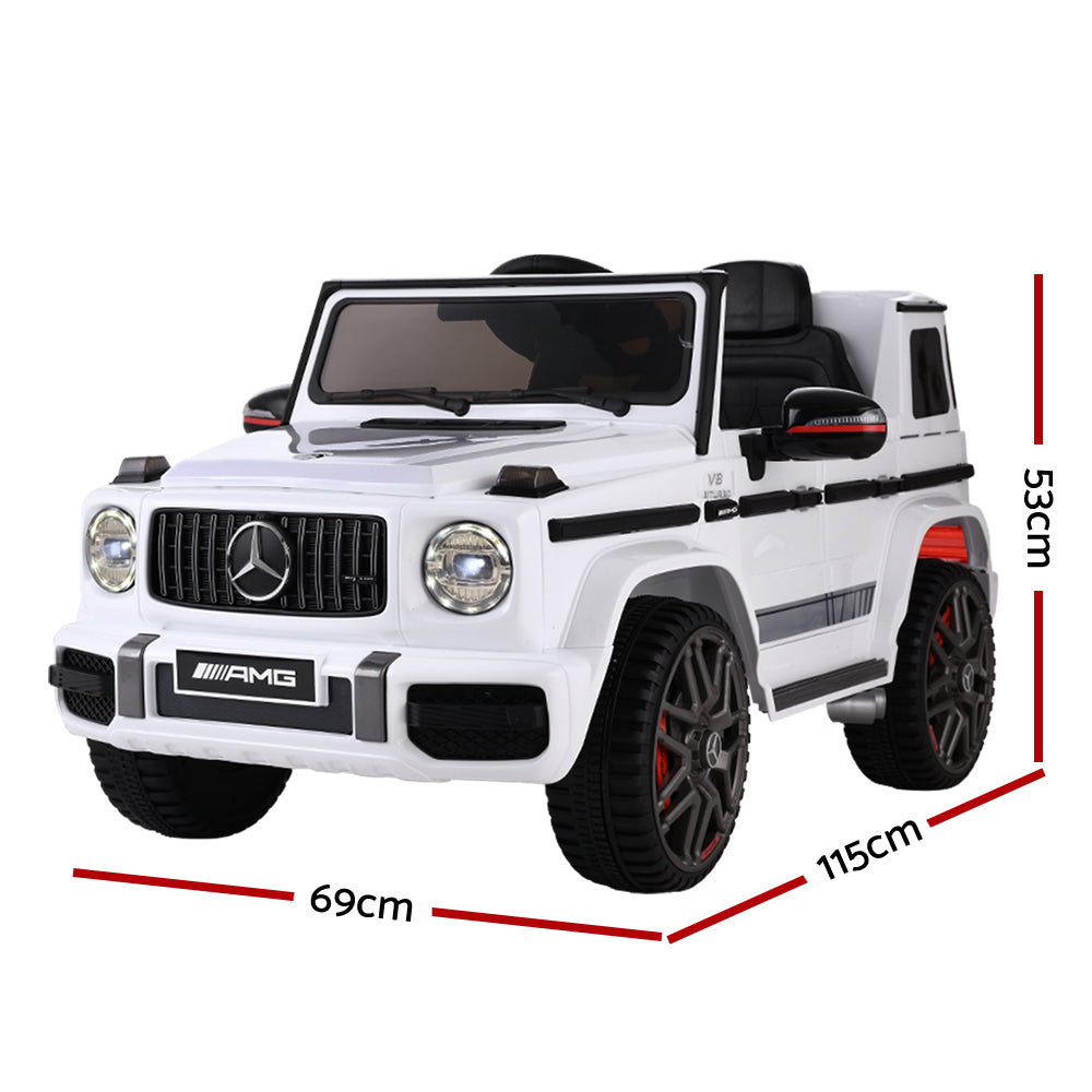 Mercedes Benz AMG G63 Electric Ride On Car - White