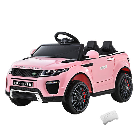 Rapid Racer Land Rover Style Electric Ride On Car - Pink