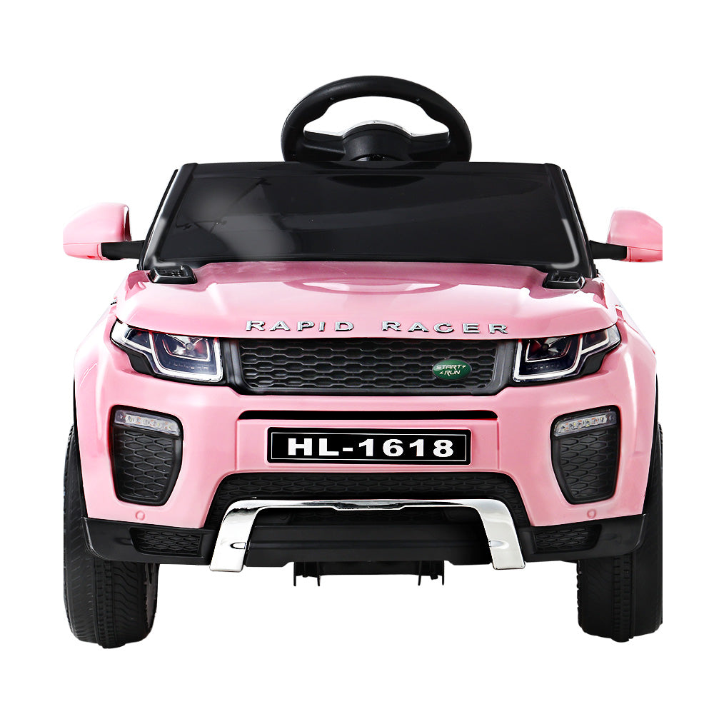 Rapid Racer Land Rover Style Electric Ride On Car - Pink