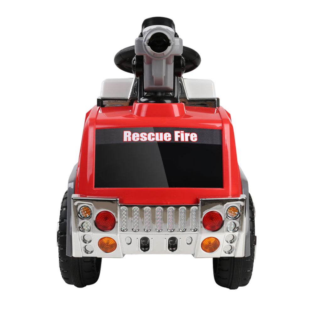 Fire Truck Electric Ride On- Red/Grey