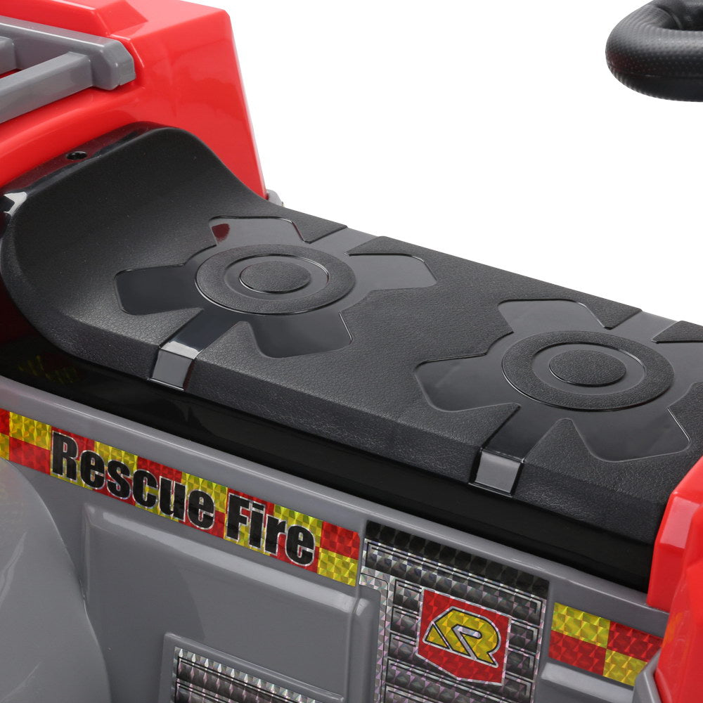 Fire Truck Electric Ride On- Red/Grey