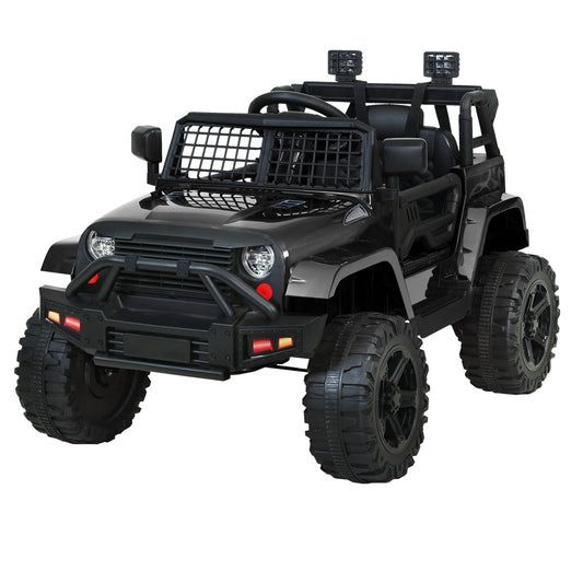 Jeep Style Electric Ride on Car - Black