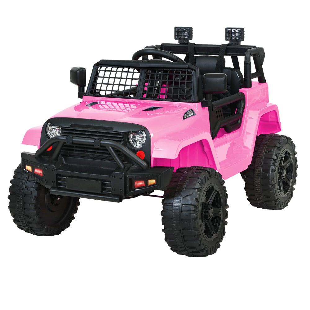 Jeep Style Electric Ride on Car - Pink