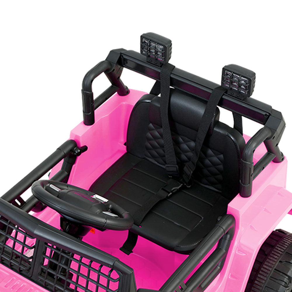 Jeep Style Electric Ride on Car - Pink